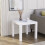 Vida Designs (White) Beeston Square Side Coffee Table for Living Room 1