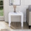 Vida Designs (White) Beeston Square Side Coffee Table for Living Room 3