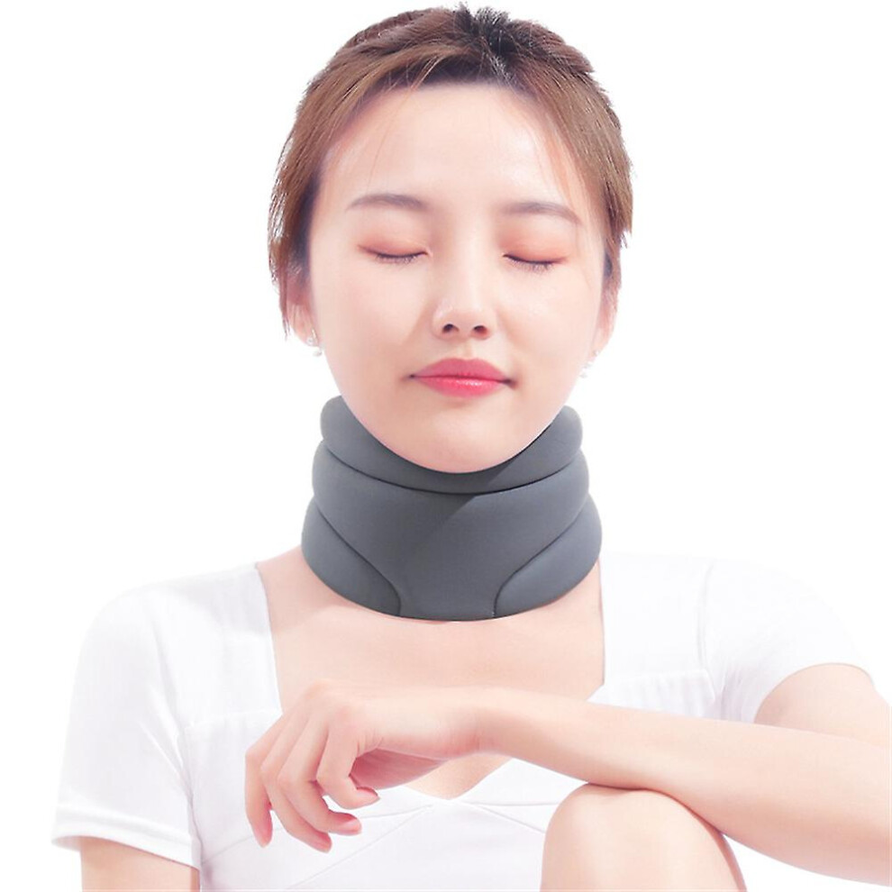 Grey (Grey) Neck Brace Sponge For Cervical Pressure, Stiffness And Pain Relief Cervical Collar Neck Support Pillow For Men And Women