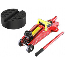 Different Types Car Lift Jack Stand Rubber Pads Black Rubber Slotted Floor Jack Pad Frame Rail Adapter Universal