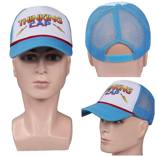 Stranger Dustin Henderson Cosplay Hat Thinking Cap Hellfire Club Headgear 1