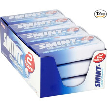 Smint Sugar Free Mints 2 Hour Clean Breath, 50 XXL Peppermint Flavour 12 Tins