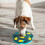 Bunty (Blue) Bunty Dog Toy Food Puzzle, Interactive Slow Feeder 3