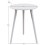 Vida Designs (White) Vida Designs Round Side End Coffee Bedside Table 5
