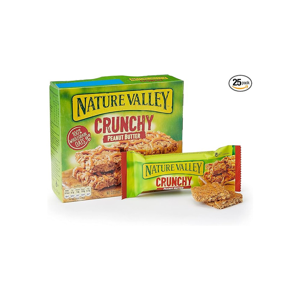 Nature Valley Crunchy Peanut Butter Cereal Bars 5 x 42g (Pack of 5)