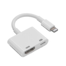 Compatible with Iphone To Hdmi Adapter Cable, 1080p Digital Av Adapter Hdtv Sync Converter