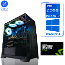 RTX Gaming PC Intel i7 13700F 32GB DDR4 8GB NVIDIA RTX 4060 2TB M.2 Windows 11