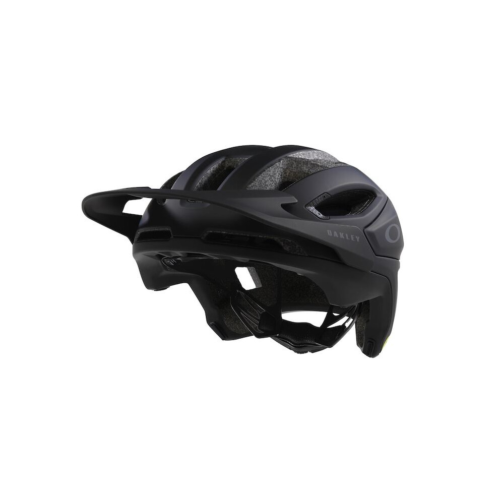 (M, Matte Black) Oakley DRT3 Trail Cycling & Mountain Bike Helmet In Vent Eyewear Storage Matte Black