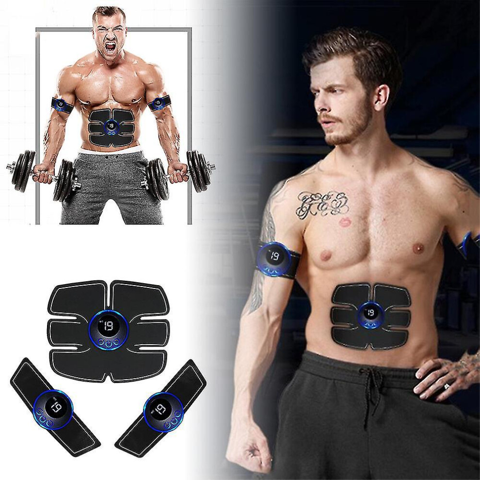 Muscle Trainer Stimulator, Ems Training Device Stickers Set Rechargeable Fitness Instrument Gifts