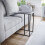 Vida Designs (Grey) Brooklyn C Shape End Side Coffee Table Living Room 3
