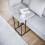 Vida Designs (Grey) Brooklyn C Shape End Side Coffee Table Living Room 4