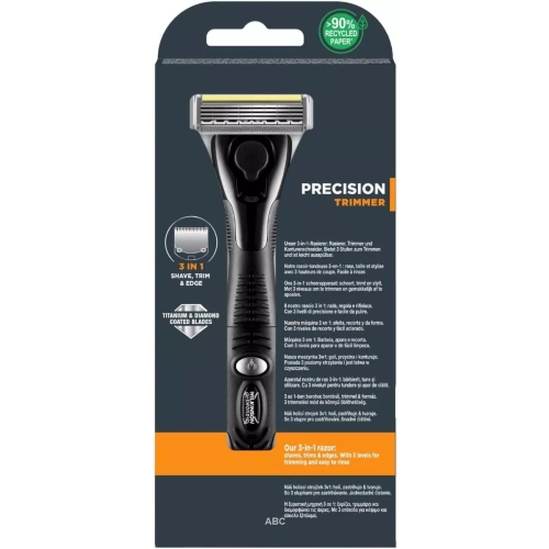 Wilkinson Sword Wilkinson Sword Quattro Titanium Precision Trimmer Razor + 8 Blades 2