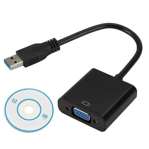 Video Card Adapter Computer Usb 3.0 To Vga Multi-display Adapter Converter External Video Graphic ...