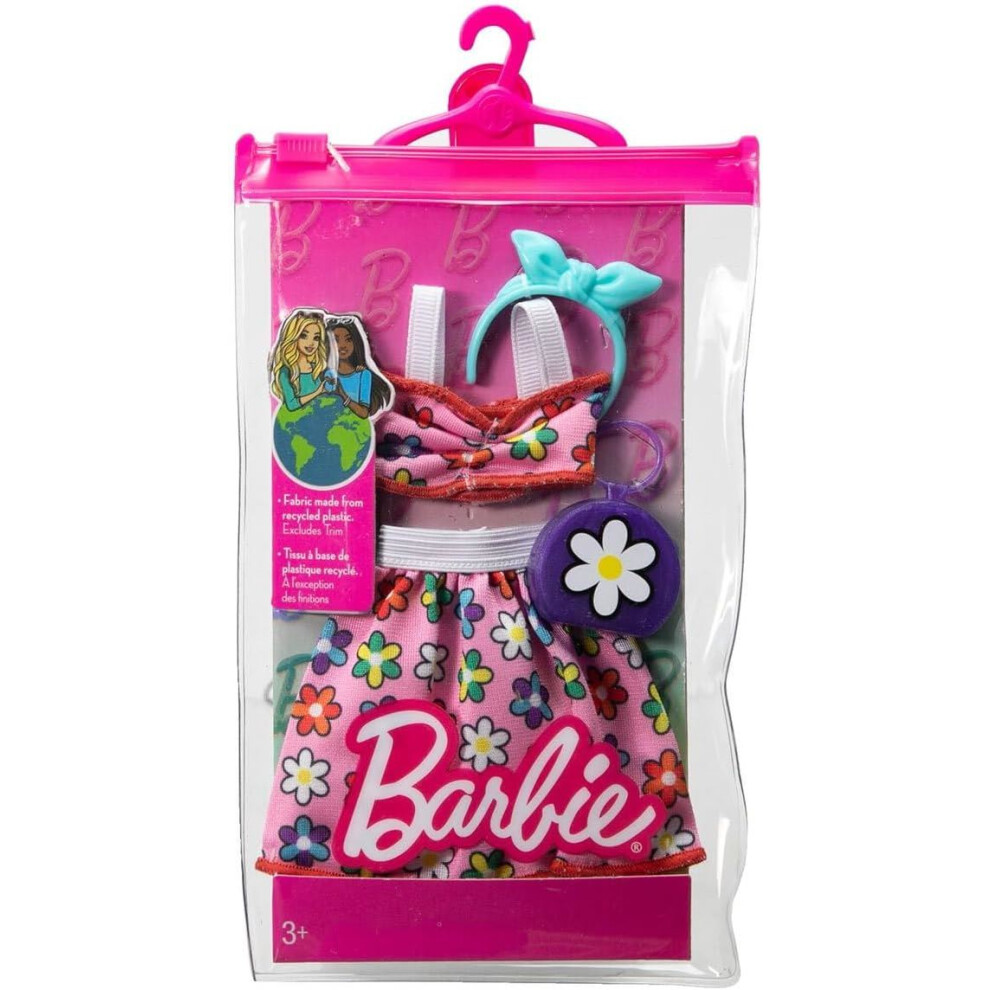 Mattel Barbie - Complete Look Fashion Pack (Flower Top & Skirt) Kids Toy
