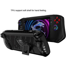 Case for MSI Claw A1M, for MSI Claw A1M Game Console Protective Case with Kickstand Ergonomic Grip Anti-Collision Non-Slip