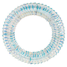 (40cm Iridescent) Wreath Decoration with Xmas LED Christmas Decor Hanging Ornament Lights