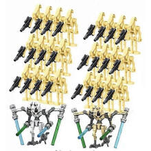 (26pcs) Boys Educational Various Star Wars Battle Droids Soldiers Children Puzzle Building Blocks Doll Toys