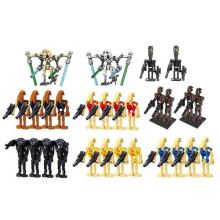 (28pcs) Boys Educational Various Star Wars Battle Droids Soldiers Children Puzzle Building Blocks Doll Toys