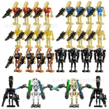 (28pcs3) Boys Educational Various Star Wars Battle Droids Soldiers Children Puzzle Building Blocks Doll Toys