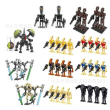 (33pcs) Boys Educational Various Star Wars Battle Droids Soldiers Children Puzzle Building Blocks Doll Toys