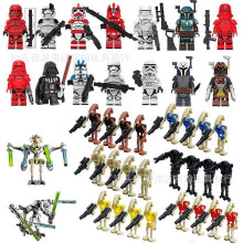 (40pcs) Boys Educational Various Star Wars Battle Droids Soldiers Children Puzzle Building Blocks Doll Toys