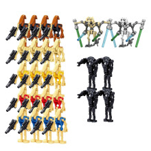 (28pcs2) Boys Educational Various Star Wars Battle Droids Soldiers Children Puzzle Building Blocks Doll Toys