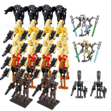 (28PCS1) Boys Educational Various Star Wars Battle Droids Soldiers Children Puzzle Building Blocks Doll Toys