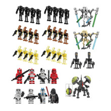 (37pcs) Boys Educational Various Star Wars Battle Droids Soldiers Children Puzzle Building Blocks Doll Toys