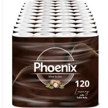 120 Rolls Shea Butter Fragrance 3 Ply Toilet Rolls Mega Pack
