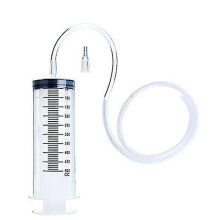(250ml) 250ml/350ml/500ml Large Syringe With 100cm Tube, Sterile And Individual Sealed, Plastic Garden Syringe For Liquid, Paint, Epoxy Resin, Oil, Watering P