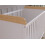 (White/Pine) Levi Cot Bed 120x60cm with Microfiber Quilted mattress 6