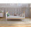 (White/Pine) Levi Cot Bed 120x60cm with Microfiber Quilted mattress 7