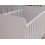 (White) Levi Cot Bed 120x60cm with Microfiber Quilted mattress 6