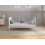 (White) Levi Cot Bed 120x60cm with Microfiber Quilted mattress 8