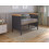 (Anthracite/Pine) Levi Cot Bed 120x60cm with Microfiber Quilted mattress 1