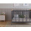 (Anthracite/Pine) Levi Cot Bed 120x60cm with Microfiber Quilted mattress 6