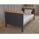 (Anthracite/Pine) Levi Cot Bed 120x60cm with Microfiber Quilted mattress 10