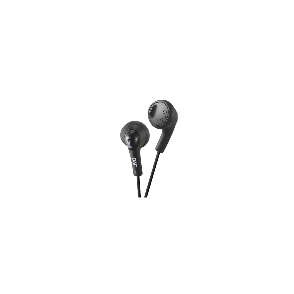 JVC HA-F160 black earbud wired earphones with microphone