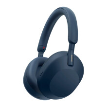 Sony WH-1000XM5 Wireless Noise-Canceling Headphones - Blue | 30-Hour Battery, LDAC, DSEE Extreme, Speak-to-Chat, Adaptive Sound Control