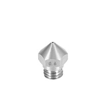 DealMux 3D Printer Nozzle,Stainless Steel Nozzle 0.6mm,Extruder Print Head