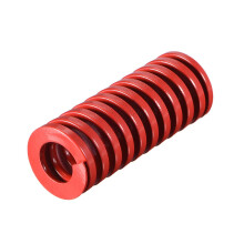 DealMux 20mm OD 50mm Long Spiral Stamping Middle Load Compression Die Spring Red 1Pcs