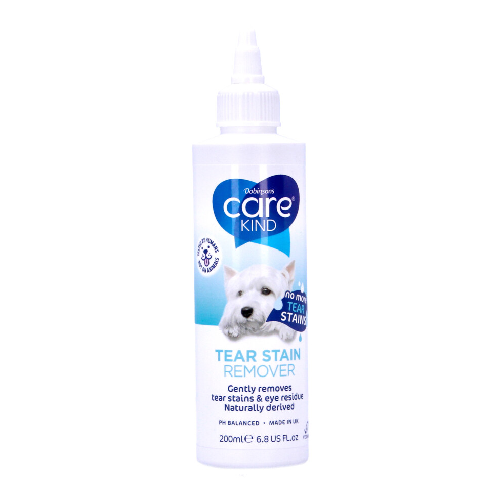 Carekind Dog Tear & Saliva Stain Remover Drops 200Ml - Gentle, Natural Eye Care For Pets