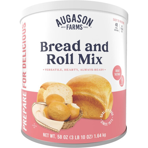 Augason Farms Bread & Roll Mix - 58oz