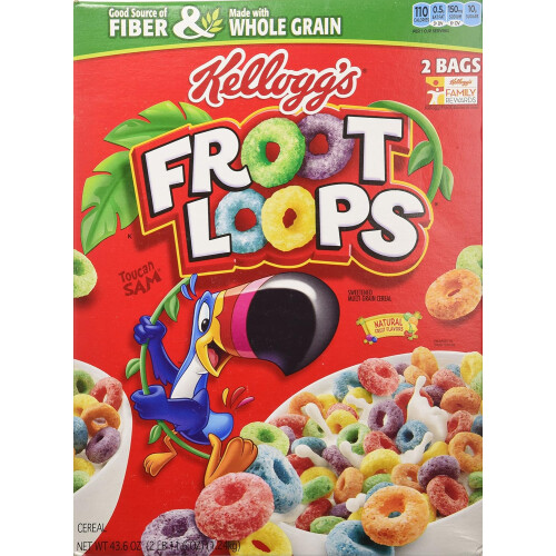Kelloggs Kellogg's Froot Loops Cereal - 43.6 oz