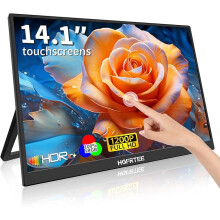Portable Monitor Touchscreen 14 inch,FHD 1200P IPS Touch Screen Monitor,USB-C HDMI External Portable Monitor for Laptop/PC/Mac/Phone/Xbox,Ultra-Slim