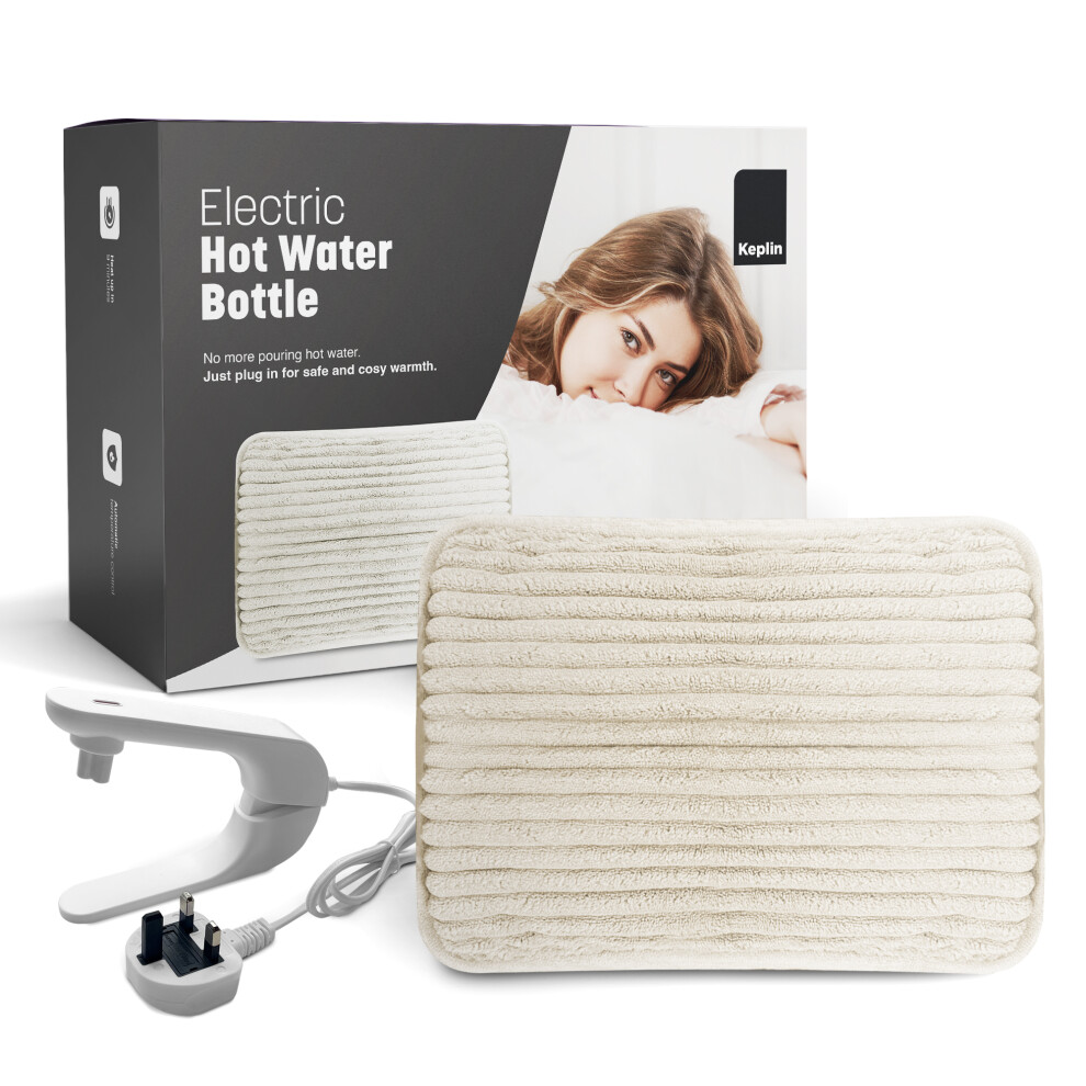 (Cream) KEPLIN Rechargeable Electric Hot Water Bottle