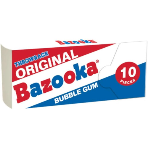 Bazooka Bubble Gum - 10 Count