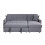Visco Therapy (Grey) Hinton L Shaped Corner Sofa Bed with Hidden Storage and Reversible Chaise 6