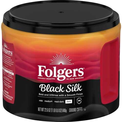 Folgers Black Silk Roast Coffee - 22.6oz