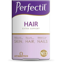 Perfectil Hair Beauty Supplement for Hair - Includes Biotin, CoQ10 & Collagen, 60 Tablets 30-Day Supply, by Vitabiotics
